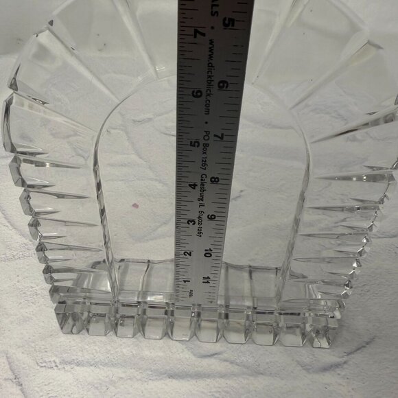 Mikasa Clear Crystal Cathedral Arch Picture Frame 4x6 Elegant Display Decor - Picture 3 of 8